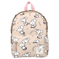 Mochila ratitas beige