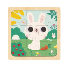 Puzzle conejito blanco